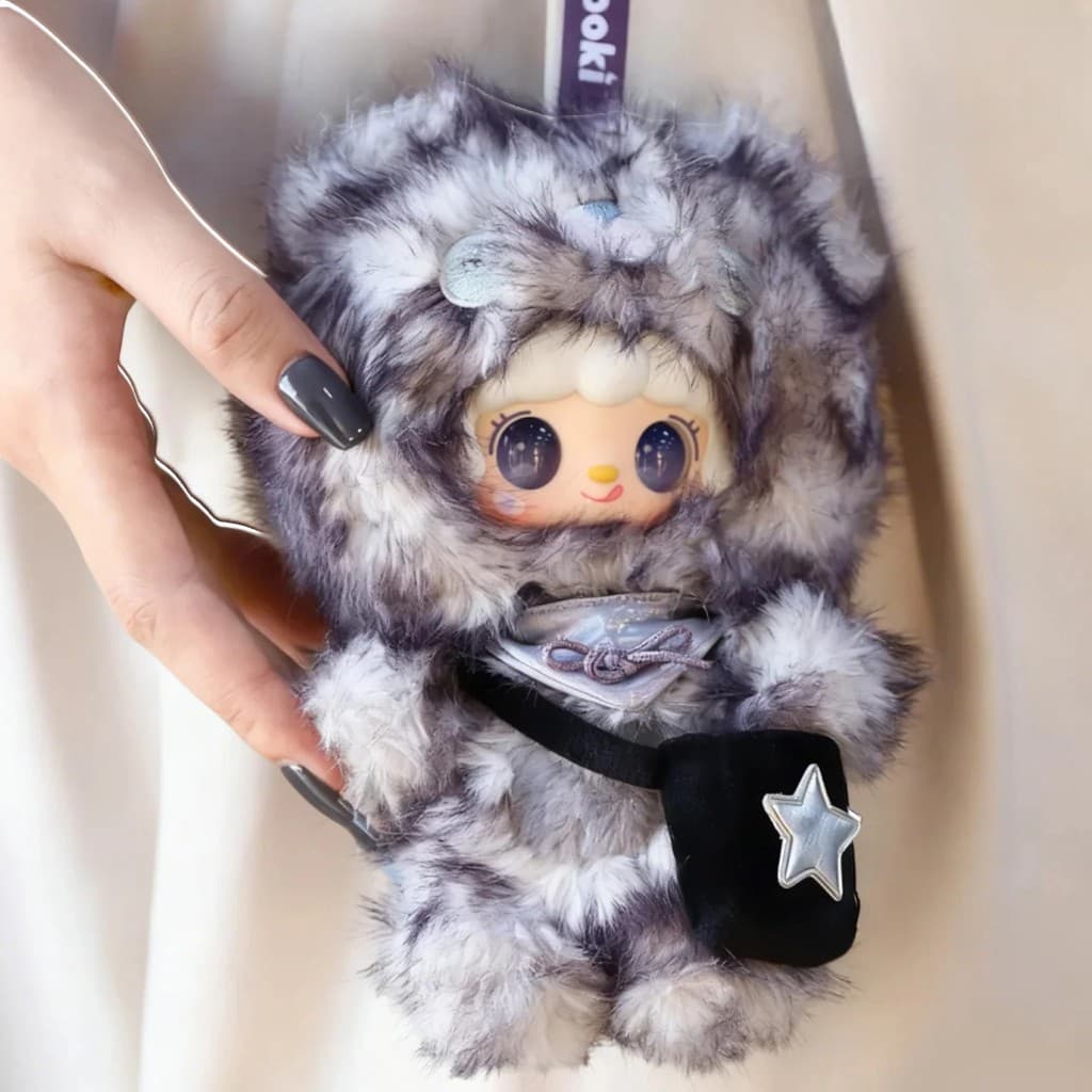 Night Watch Bear, a YOOKI Little Bear Hibernation Plan Plush Pendant Bagcharm figure