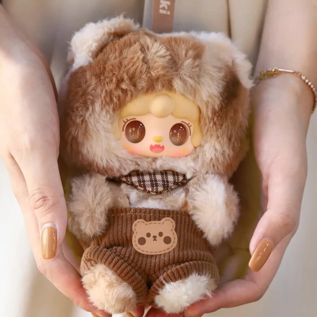 Pinecone Bear, a YOOKI Little Bear Hibernation Plan Plush Pendant Bagcharm figure