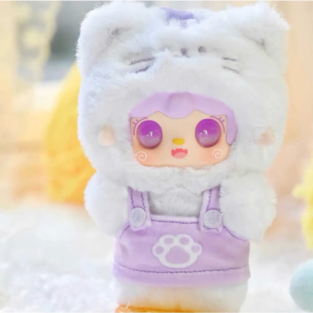 Fishing Little Meow, a YOOKI Oxygen V12 Meow Summer Party Series Vinyl Plush Doll Plush Pendant figure