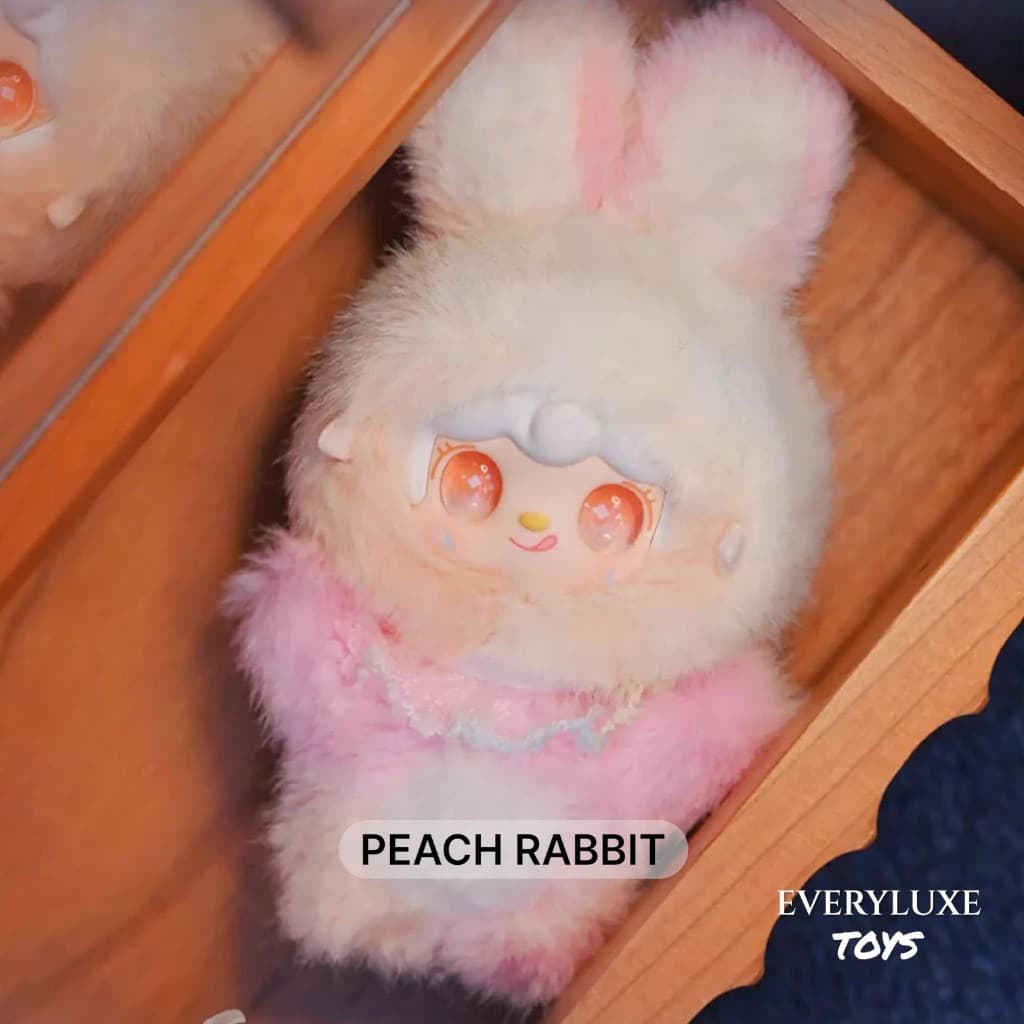 Peach Rabbit, a YOOKI v13 Oxygen Hopping Bunny Vinyl Plush Pendant Doll Girl Gift figure